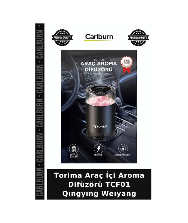 Torima Araç İçi Aroma Difüzörü Tcf01 Qıngyıng Weıyang Aromaterapi Sessiz Difüzör Ferahlık