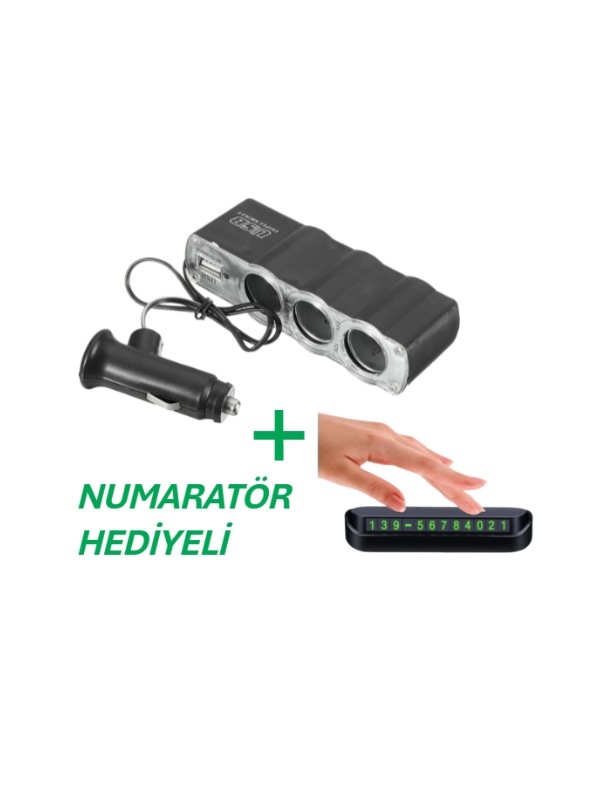Tiger Marketing Hyundai Araçlarına Uygun Çakmaklık Çoğaltıcı + Numaratör