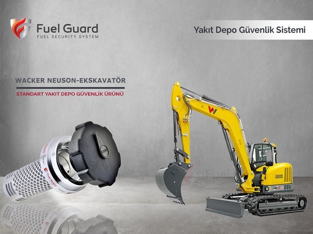 Wacker Neuson Ekskavatör-Kepçe Yakıt Depo Koruma Cihazı