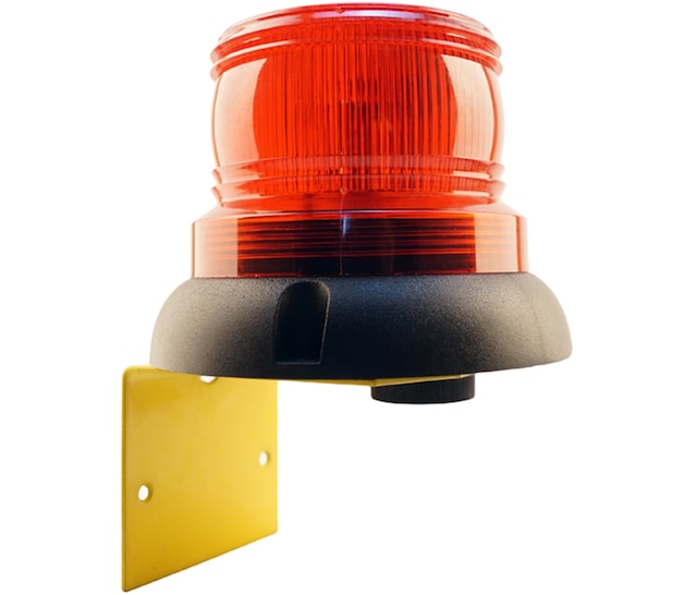 Mesan Ø110 İkaz Lamba Döner Buzzer L Montaj Kırmızı 220vac Ms 616.1.220vac