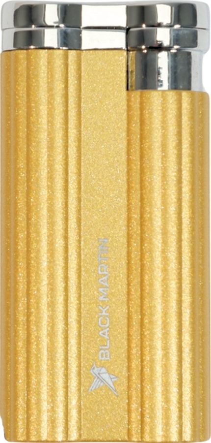 Black Martin Tek Torch Pürmüz Delicili Sarı Metal Puro Çakmağı - Tr9537