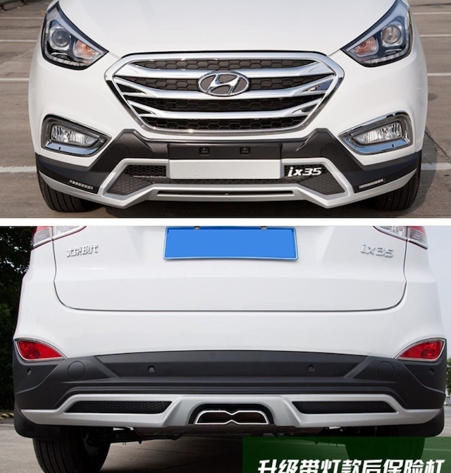 Autogp Hyundai İx35 Ön Ve Arka Koruma Çift Çıkış Egzozlu