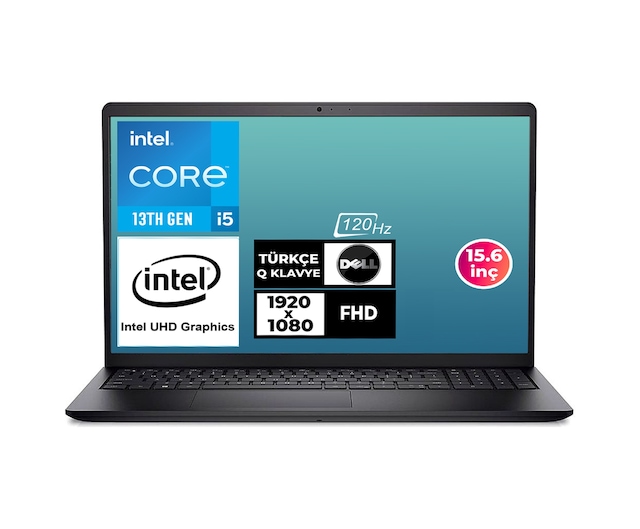 Dell Vostro 3530 N3409PVNB3530U i5-1334U 8 GB 512 GB SSD 15.6" Ubuntu Dizüstü Bilgisayar