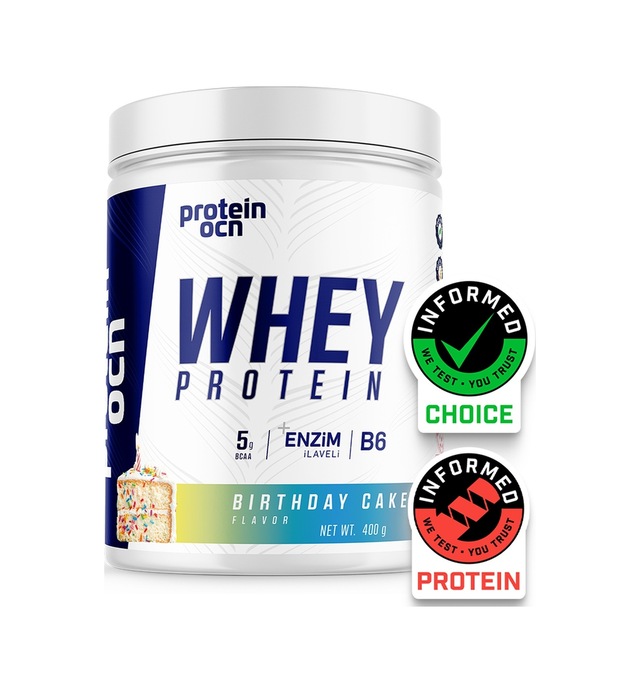 Proteinocean Whey Protein Birthday Cake - 400g - 16 Servis