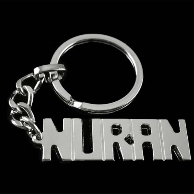 Nuran - 687 - - Spt-gld - İsimli Anahtarlık Çok Renkli