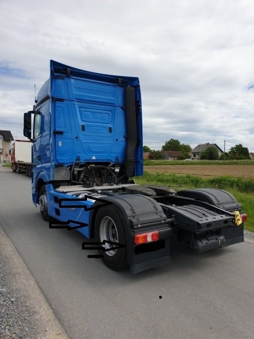 Actros Sol Üst Ön Arka Çamurluk Takımı