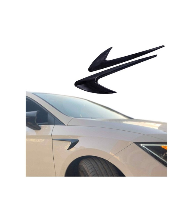 Universal Oto Çamurluk Venti Sağ Ve Sol Her Araca Uygun Nike Şeklinde Çamurluk Süsü