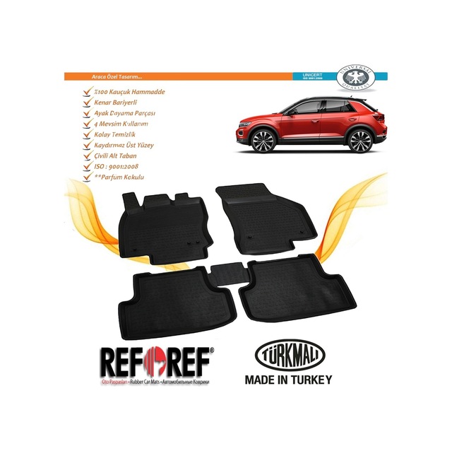 Yetkili Satıcı Vw Volkswagen T-Rock Refref 4D Havuzlu Paspas