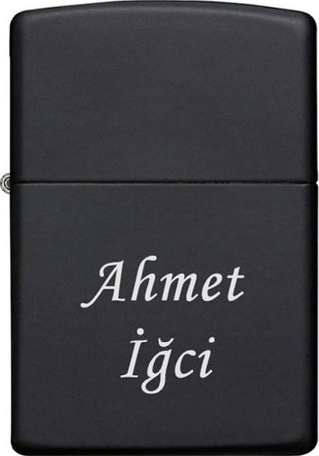 Tusah Zippo Modeli Benzinli Cakmak Kişiye Özel