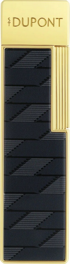 S.t. Dupont Twiggy Monogram Siyah-gold Puro Çakmağı 30079 - Tr9130