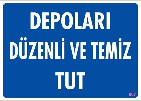 Buradabulabilirsin Depolama Uyarı Levhası 25x35 Kod:607 Nl