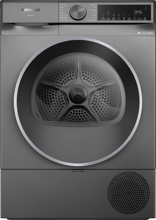 Siemens iQ500 WQ52J20RTR 10 KG Isı Pompalı Çamaşır Kurutma Makinesi Antrasit
