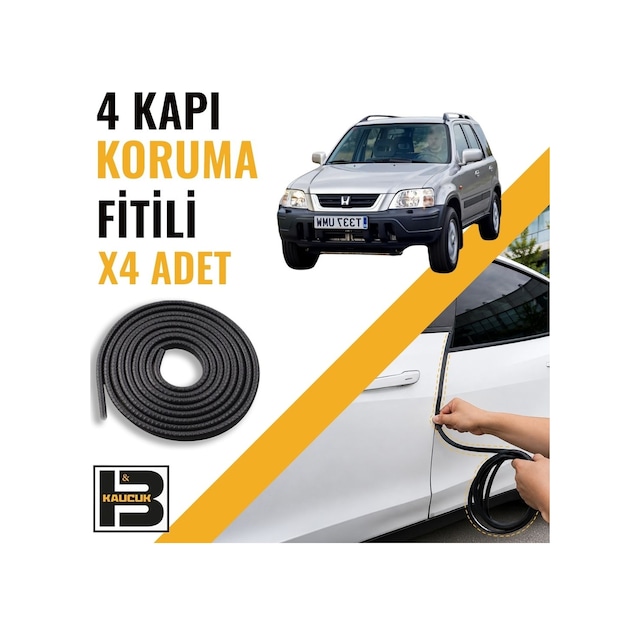 Honda Cr-v 1997-2001 Kapı Koruma Fitili-4 Kapı-siyah-bm2281