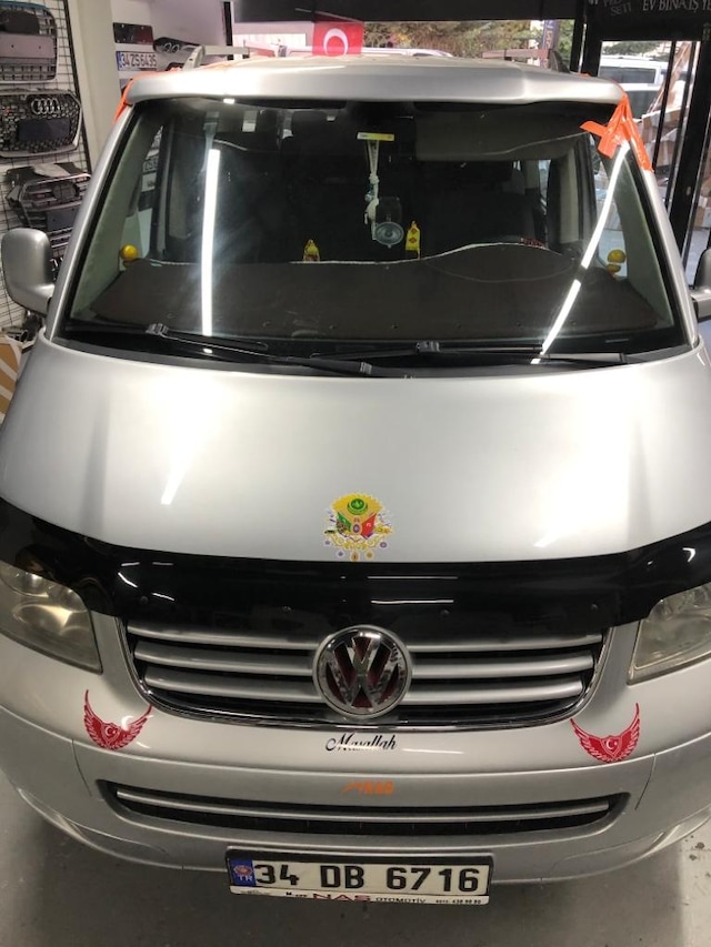 Vw Transporter Kaput Rüzgarlığı Parlak Siyah 2009-2014 Arası