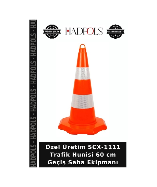 Özel Üretim Scx-1111 Trafik Hunisi 60 Cm Geçiş Saha Ekipmanı