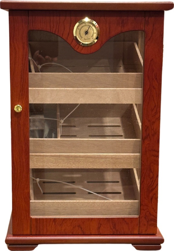 Premiumquality Lima 3 Raflı Sedir Humidor Puro Kutusu - Tr8401