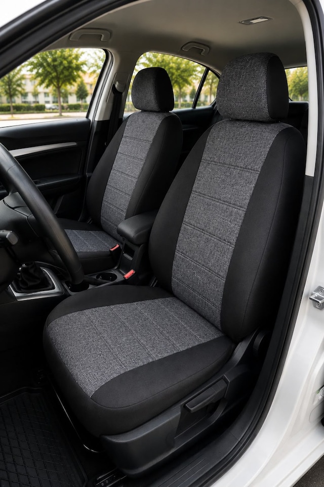 Isuzu D-max Uyumlu Oto Koltuk Kılıfı Tam Set Airbag Uyumlu 4 Mevsim Cotfit Serisi