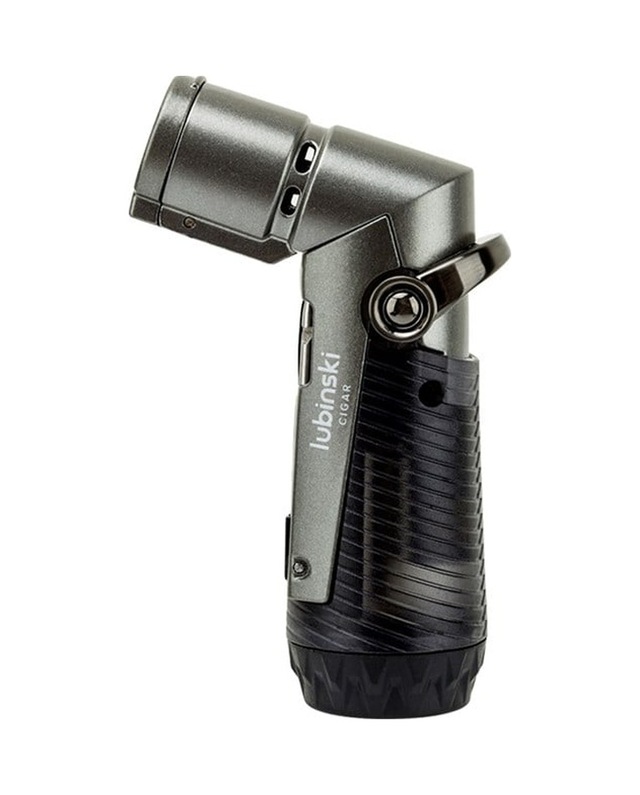 Lubinski Tek Torch İğneli Ve Delicili Puro Çakmağı Gri Lb-204