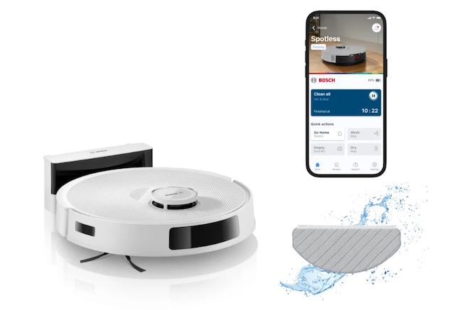 Bosch Spotless Advanced BCRC2W Akıllı Robot Süpürge