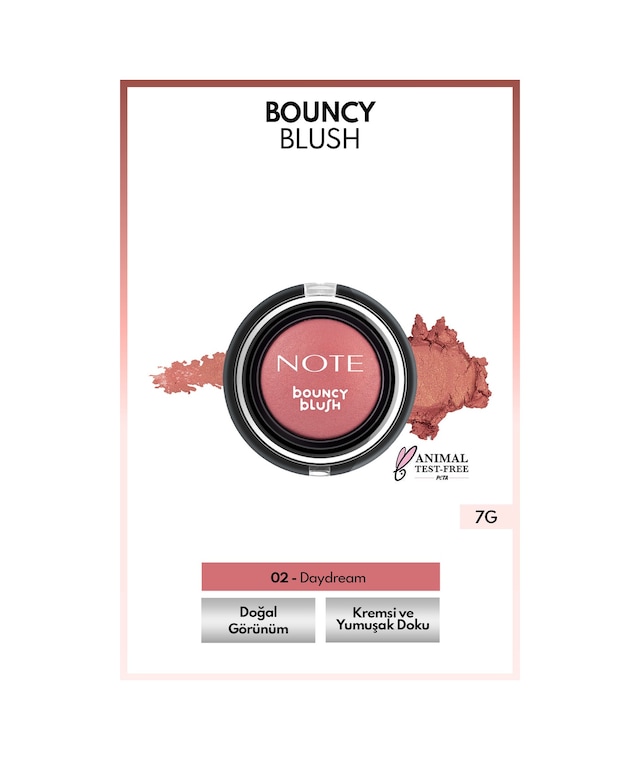 Bouncy Blush Yumuşak Kremsi Allık - 02 Daydream