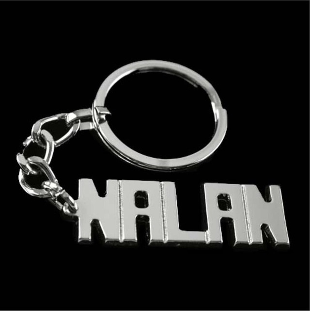 Nalan - 94 - - Spt-gld - İsimli Anahtarlık Çok Renkli