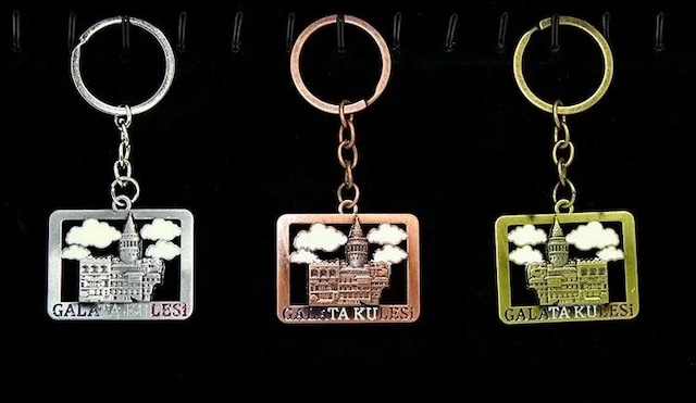 Ers Metal Galata Kulesi Anahtarlık Tcx2210