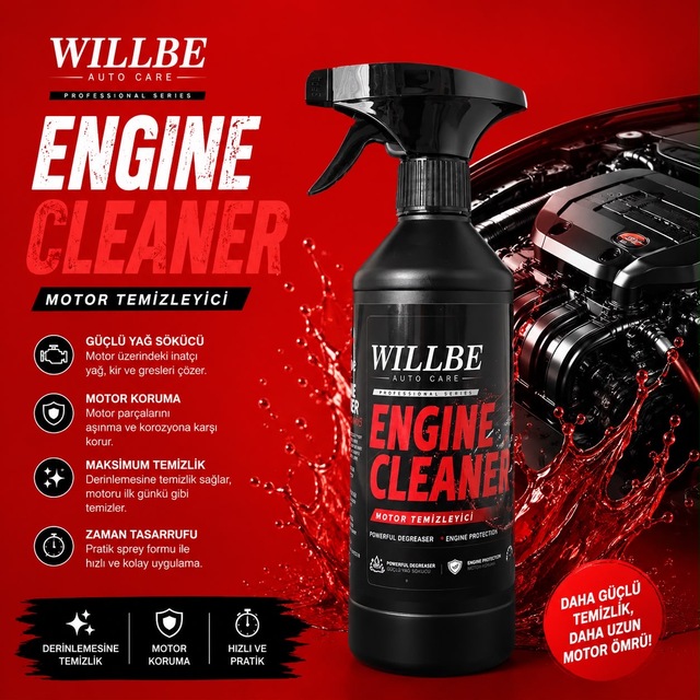 Willbe Auto Care Motor Temizleyici 500ml