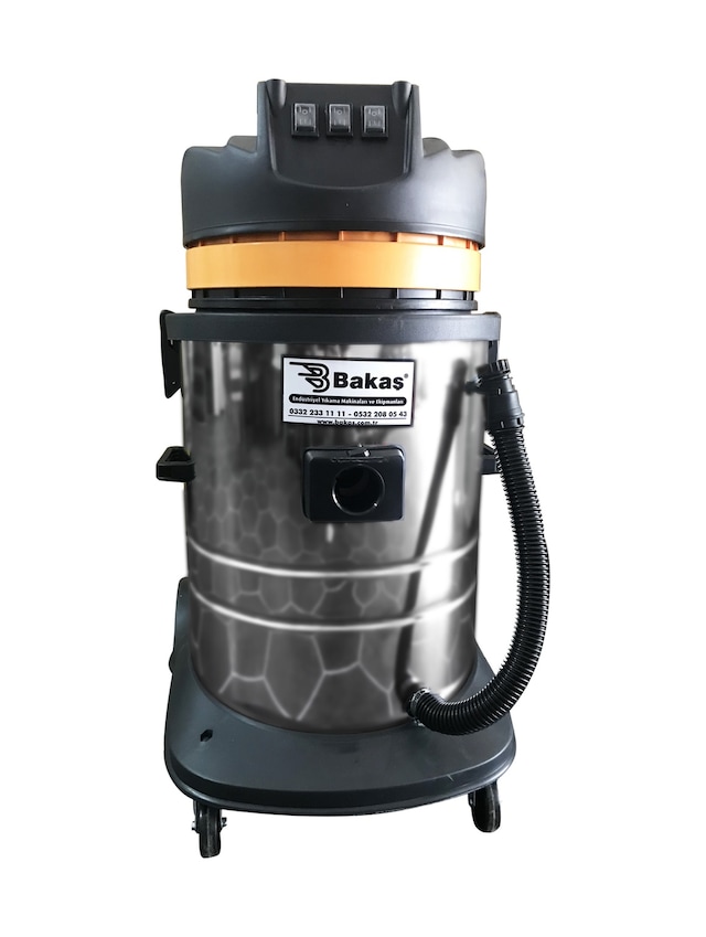 Safran 3 Motorlu Sanayi Tipi Islak Kuru Süpürge 3600 Watt