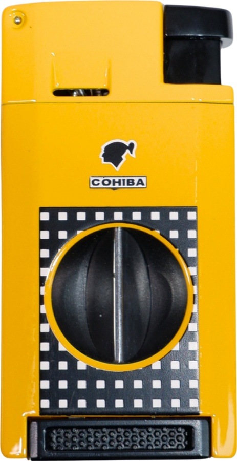 Cohiba Çift Torch Pürmüz Sarı Puro Çakmağı - Tr8968