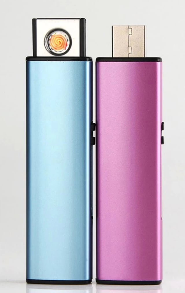 Şarjlı Usb Çakmak Ahşap