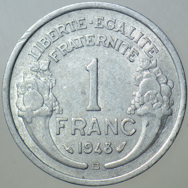 Fransa 1 Frank 1948 B.