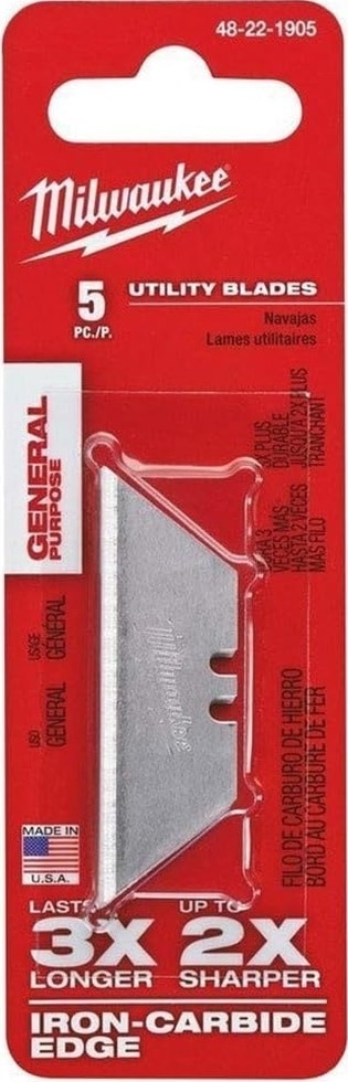 Milwaukee Maket Bıçağı Yedeği 5 Parça 48221905