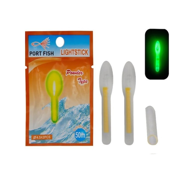 Port Fish 4.50*37 Çiftli Top Uz Kafa Fosfor