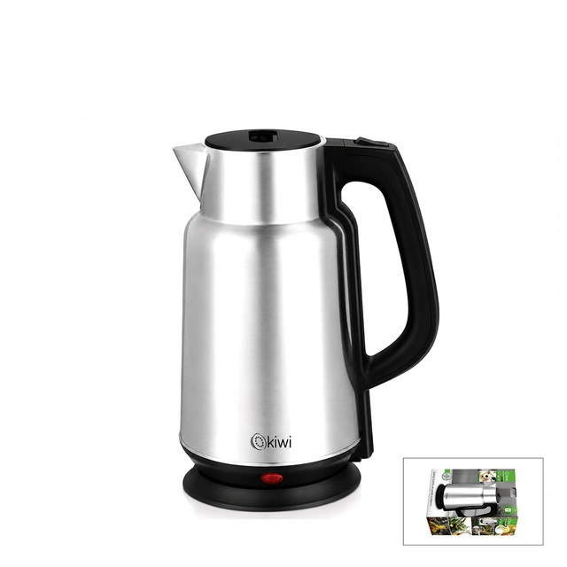 Çelik - Sürahi Model Kettle Elektrikli Su Isıtıcısı Paslanmaz Çelik Gizli Rezistans 360 2.2lt 1500w
