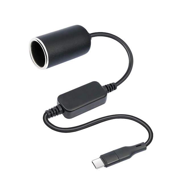 Type C To Çakmak Adaptörü, 5v -12v Araba Cihazları İçin Güç Kaynağı