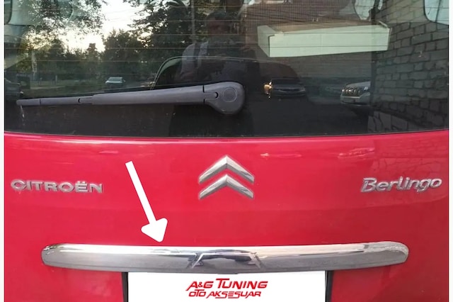 Citroen Berlingo 2008 - 2018 Arası Krom Bagaj Çıtası Paslanmaz Çelik Crlbrgbg0000001