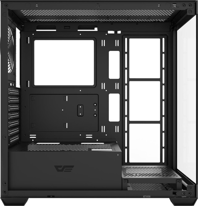 Dark AIGO DS900 AT- 4 12CM FAN ATX Black Tempered Glass USB-C