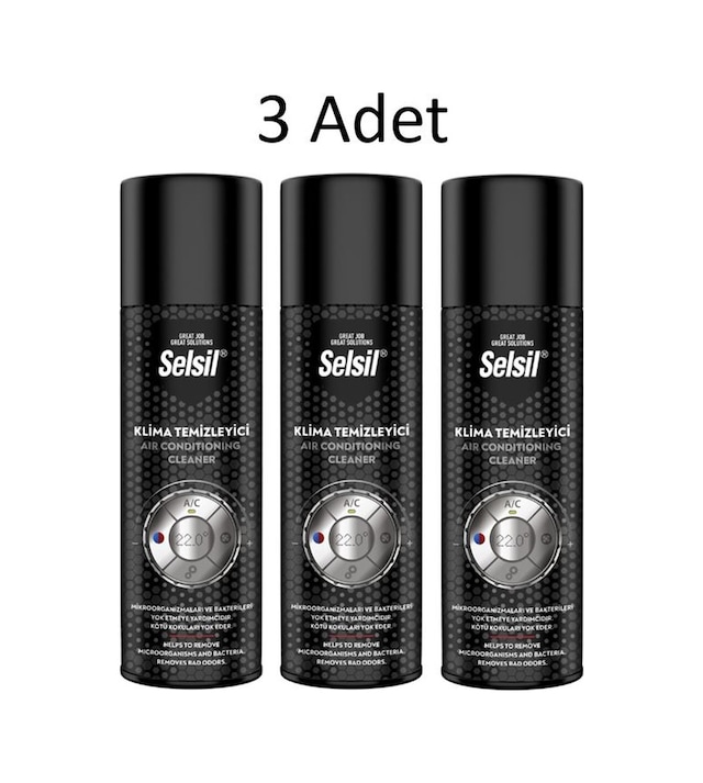 Selsil&nbsp Klima Temizleyici Yeni&nbsp 150 Ml 3 Adet