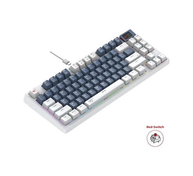 Havit KB884L Gamenote RGB Gaming Mekanik Klavye Red Switch