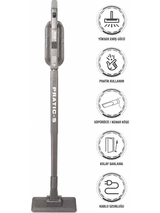 Fantom Pratic P1200 500 W Dikey Elektrikli Süpürge