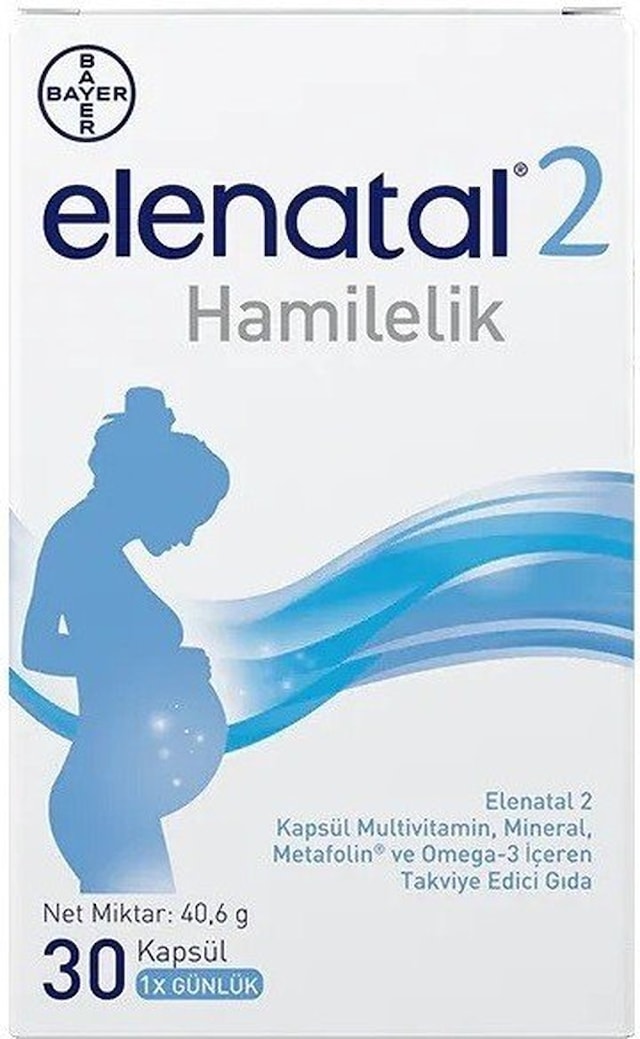 Elenatal 2 Hamilelik Omega-3 30 Kapsül