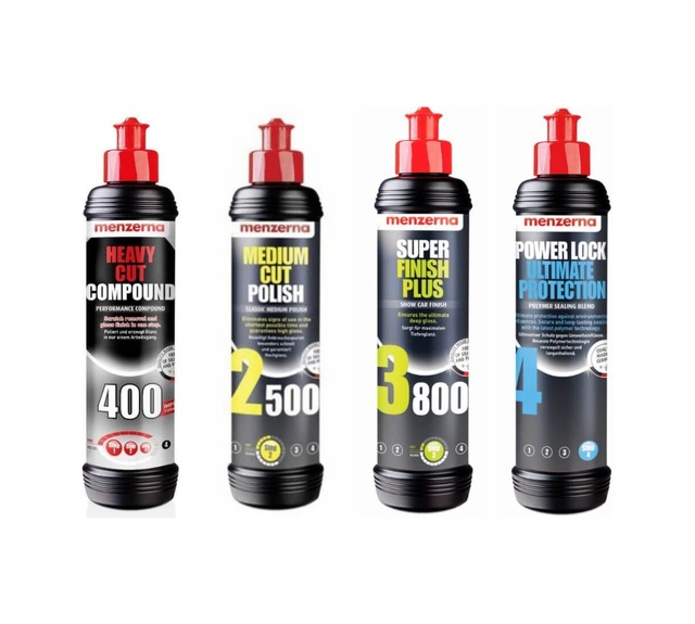 Menzerna 400 2500 3800 Power Lock 250 ml Boya Koruma Seti