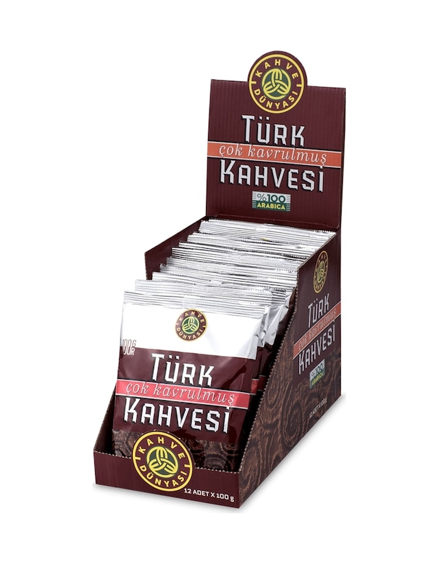Kahve Dünyası Çok Kavrulmuş Türk Kahvesi 12 x 100 G