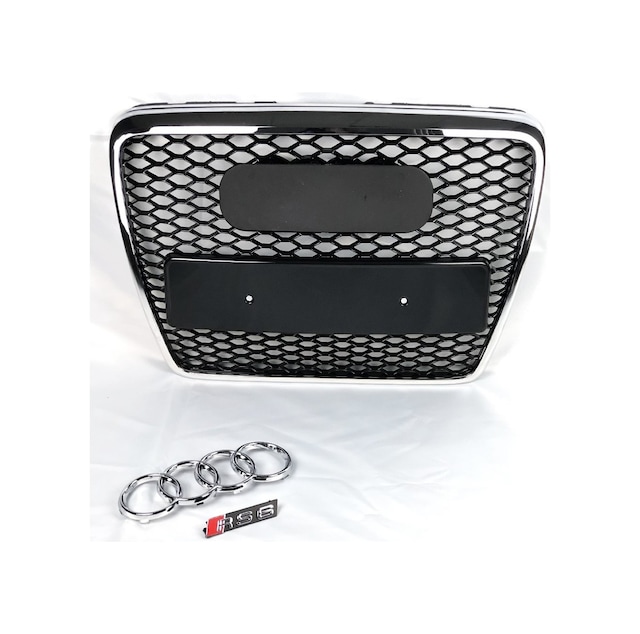Audi A6 Rs6 Ön Panjur Izgara 2004 / 2011 Krom Siyah