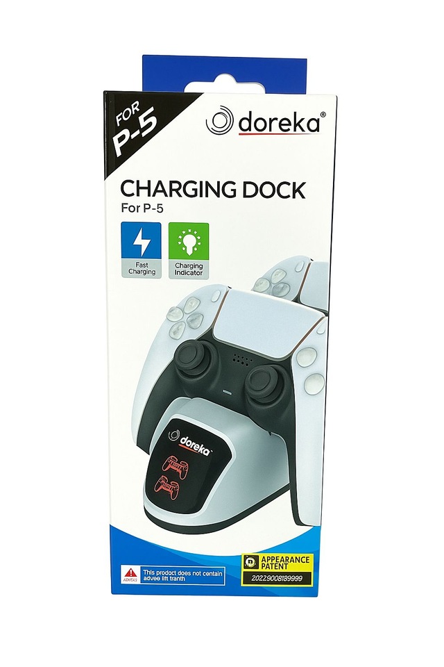Doreka Ps5 Dualsense Şarj Istasyonu Playstation 5 Uyumlu Charging Station Tp5-0515b Beyaz
