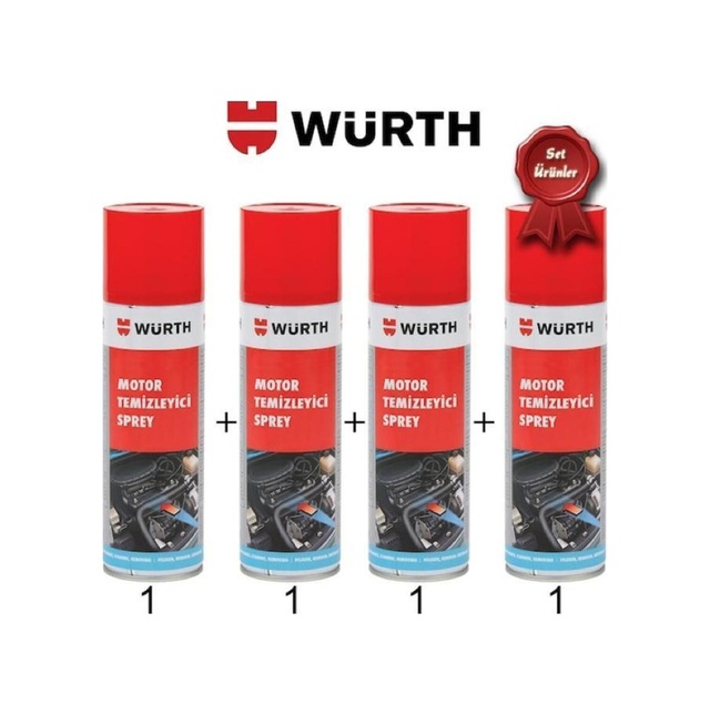 Motor Temizleme Spreyi 500ml 4 Adet