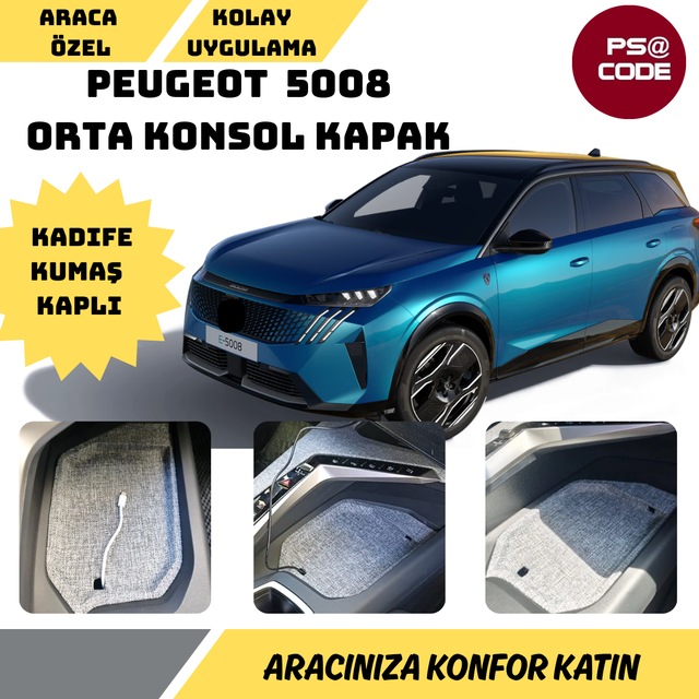 Peugeot 5008 - Orta Konsol Kapak