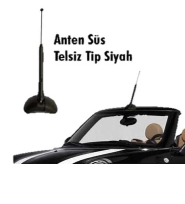 Carub Anten Süs Telsiz Tip Siyah Vakum Etiketçilere Özel