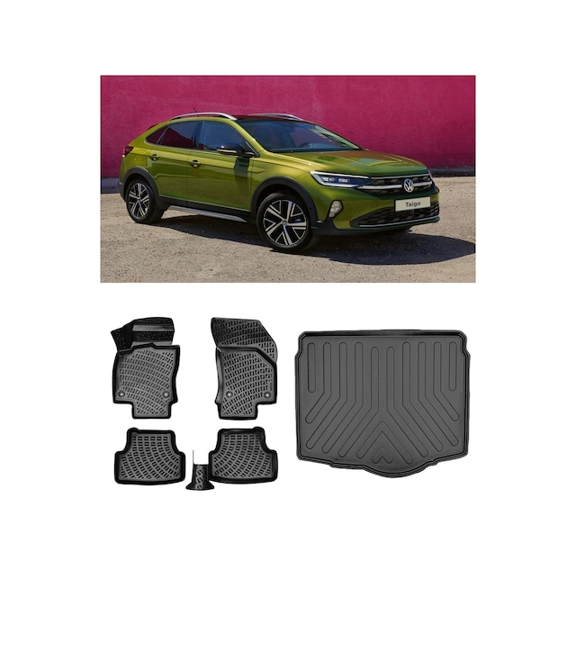 Rizline Volkswagen Taigo 2025 Model 3d Havuzlu Paspas Ve Bagaj Havuzu Set