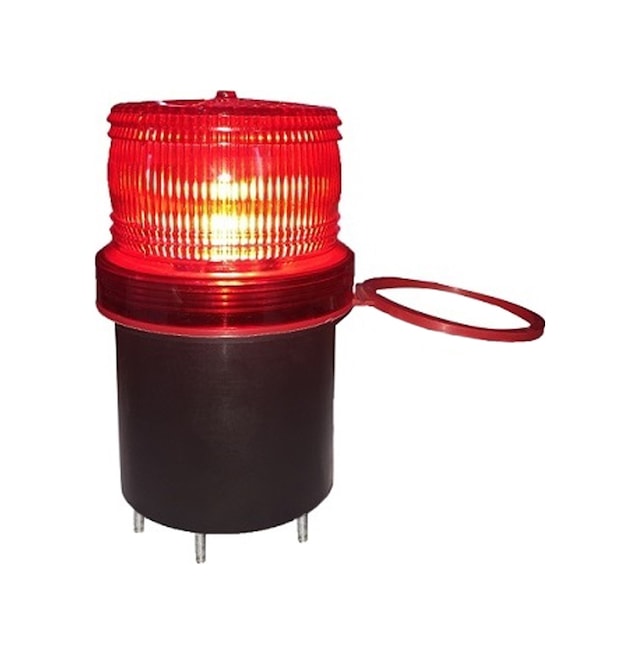 Mesan Ø90 500 Seri Silindir Kule Smd Buzzer Kırmızı 12-24vdc Ms 597.1.12-24vdc